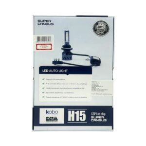 Kit Ampolletas LED Kobo H15 – 40.000 Lúmenes, 36W, Chip CSP - Imagen 5