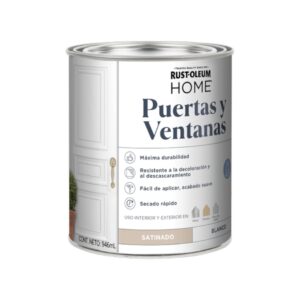 Pintura Home para Puertas y Ventanas Blanco Satinado 946ml Rust-Oleum