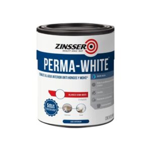 Pintura Zinsser Perma White Blanco Semi Mate 946ml Rust-Oleum
