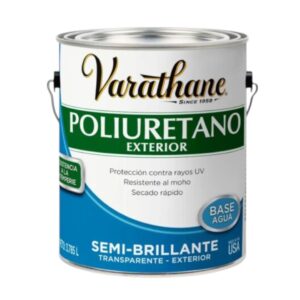 Barniz Poliuretano Transparente Exterior Semi-Brillante Varathane 3,785L