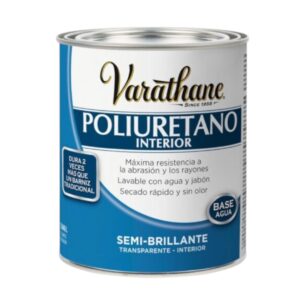 Barniz Poliuretano Transparente Interior Semi-Brillante Varathane 3,785L