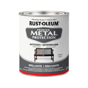 Pintura Metal Protection Negro Brillante 946ml Rust-Oleum