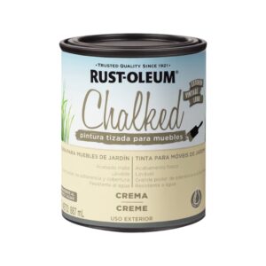 Pintura Tizada para Muebles Chalked Crema 887 ML Rust Oleum - Imagen 1