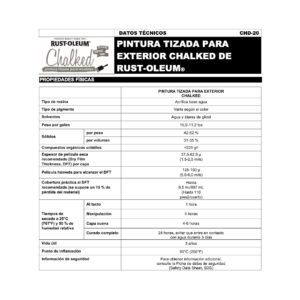 Pintura Tizada para Muebles Chalked Crema 887 ML Rust Oleum - Imagen 6