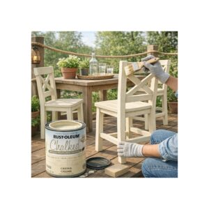 Pintura Tizada para Muebles Chalked Crema 887 ML Rust Oleum - Imagen 2