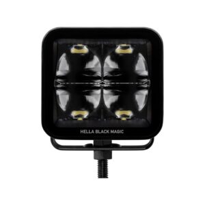 Kit Faroles Focos LED Hella Black Magic 3.2" Spot - Imagen 4