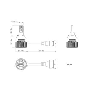Ampolletas Led Hb3 Hb4 9006 Philips 12/24v - Imagen 3