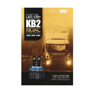 Kit Ampolletas Led Dakar Dual KB2 H11 3000 Lumenes 42W