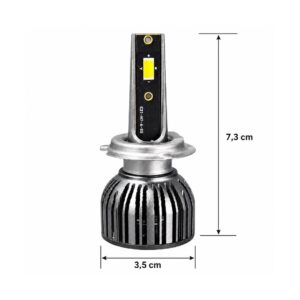 Ampolletas Led Dakar Dual KB2 H7 30000lm 42w 12-24v - Imagen 3