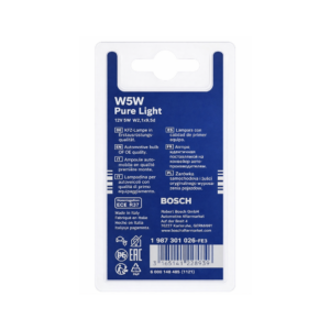 Kit Ampolletas Bosch Cola de Pez W5W T10 - Imagen 4