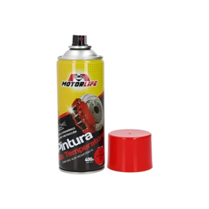 Pintura Alta Temperatura 400ml Caliper Rojo Brillante Motorlife - Imagen 3