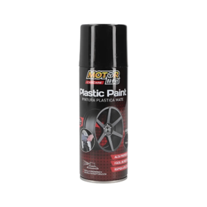 Pintura Plasti Paint Negro Mate 450ml Motorlife - Imagen 1