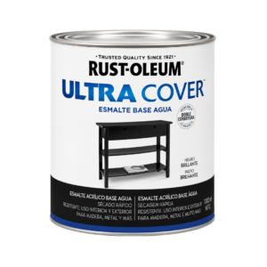 Pintura Rust-Oleum Ultra Cover Negro Brillante