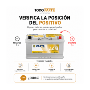 Batería Varta 95Ah 850CCA LN5 AGM Start Stop - Imagen 5