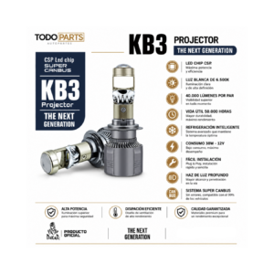 Kit Ampolletas Led KOBO H7 KB3 Super Canbus - Imagen 3
