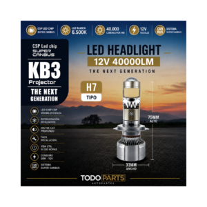 Kit Ampolletas Led KOBO H7 KB3 Super Canbus - Imagen 4