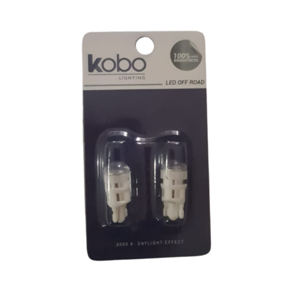 Kit Ampolletas Led Ceramik KOBO T10 W5W_1 Kit Ampolletas LED Ceramik Kobo T10 W5W