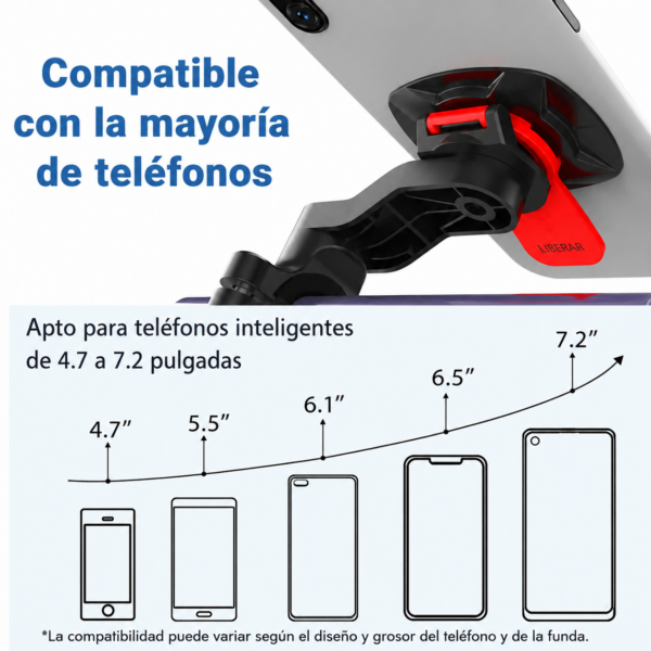 Soporte Celular Para Moto Y Bicicleta Liberación Rápida