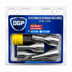 Set De Pernos De Seguridad Para Llantas Antirobo + Llave