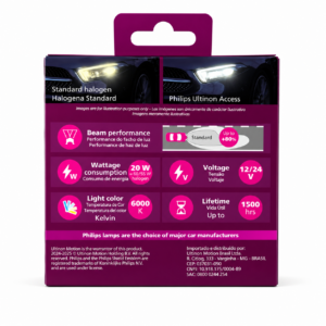 Kit Ampolletas Led Philips Access H4 H19 6000k 20w 12v/24v