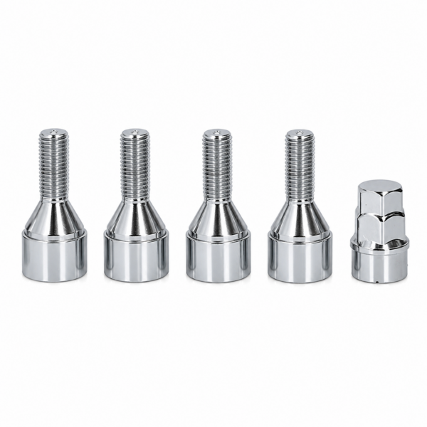 Set De Pernos De Seguridad Para Llantas De 12x1.5 + Llave