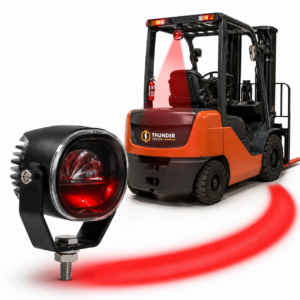 Luz Seguridad Curva U Roja Grúa Horquilla Montacargas Led