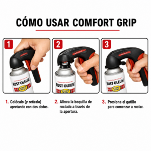 Gatillo Aplicador Spray Aerosol Comfort Grip Rust Oleum
