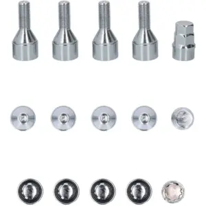Set De Pernos De Seguridad Para Llantas De 12x1.5 + Llave